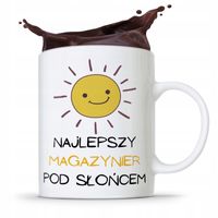 Kubek Prezent Dla Magazyniera Najlepszy Magazynier Z Nadrukiem Ze Zdjęciem