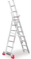 drabina trzyelementowa 3x15 szczebli st450/3n - dr st450/3n