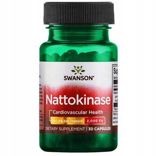 SWANSON NATTOKINAZA 100mg gęsta krew NATTOKINASE na Arena.pl