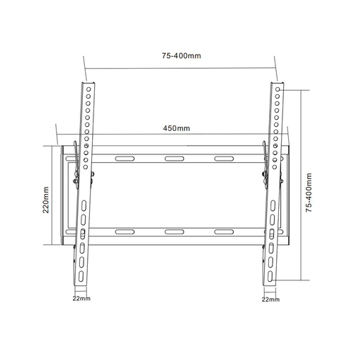Uchwyt do telewizora 26-55" Cabletech UCH0154 na Arena.pl