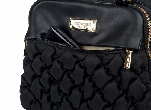 TOREBKA LISTONOSZKA MONNARI PIKOWANA SPORTOWA POJEMNA 3 KOMOROWA Czarny na Arena.pl