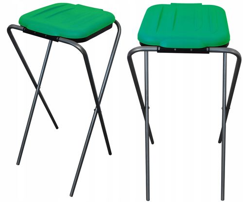 stojak do segregacji odpadów (1-stanowiskowy) zielony na Arena.pl