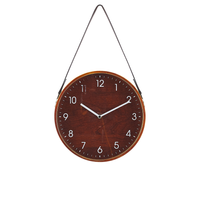 Zegar ścienny ø 26 cm brązowy RENENS