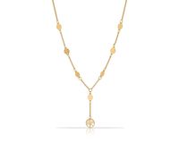 naszyjnik, krawatka z drzewkiem i blaszkami (c21/ten/17au)