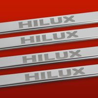 Listwa progowa TOYOTA HILUX MK7 Stal nierdzewna 304 połysk 4szt