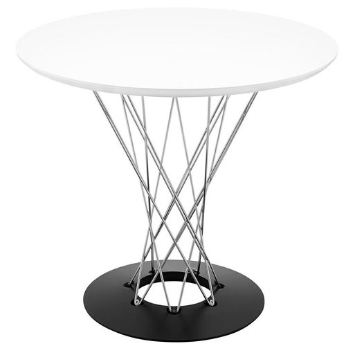 Stół Twist 80 Biały - Mdf, Chrom na Arena.pl