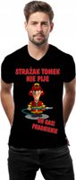 Koszulka z nadrukiem PREZENT dla najlepszy strażak