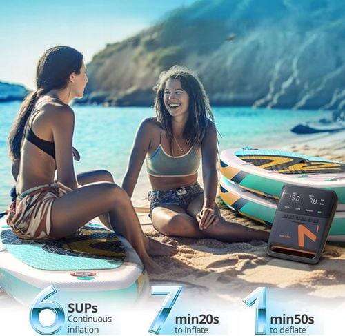 Pompka Elektryczna Do Deski Sup Pontonu Kajaku 16Psi 12V Lcd Do Pompowania na Arena.pl