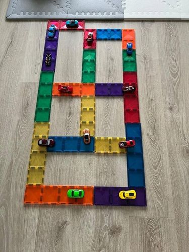 klocki magnetyczne prostokąty Rainbow Rectangle Pack 18 el. Connetix na Arena.pl