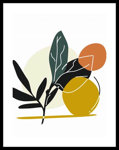 Plakat 60x80cm Elegancka Flora na Arena.pl