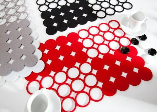 Podkładka filcowa 30X120 E DOTS brąz na Arena.pl