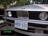1984-1991 BMW E30 3 - LIstwy chrom grill chromowan