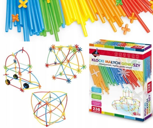 Klocki słomki MIDI 238 elementów 112480 Askato zdjęcie 8