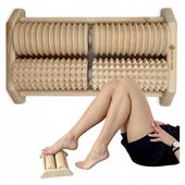 Masażer receptor DREWNIANY do stóp DUŻY