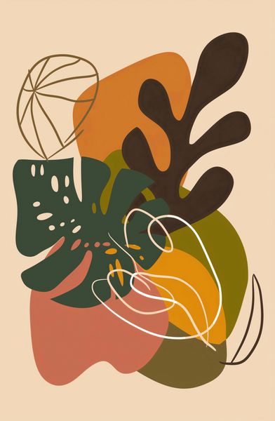 Plakat 53x81cm Leśna Kompozycja zdjęcie 1