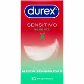 durex sensitivo slim fit 10 szt. - cienkie prezerwatywy anatomiczne