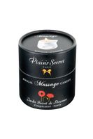 świeca do masażu kwiat maku plaisir secret 80ml