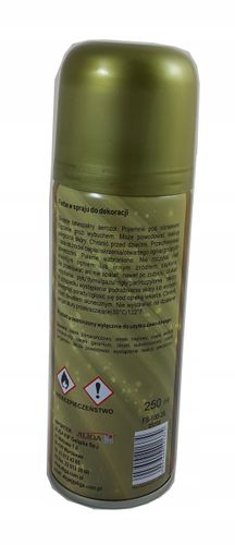 Farba W Sprayu 250 Ml - Złota na Arena.pl