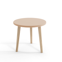 Stolik kawowy okrągły 67 cm na wysokich nogach - Macchiato