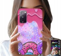 ETUI DO SAMSUNG GALAXY S20 FE - SŁODKIE DONUTY Z LUKREM W TLE + SZKŁO
