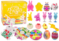 Zestaw Zabawek Wielkanocnych Fidget Toys Antystresowe 18 Elementów