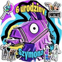 OPŁATEK NA TORT 30CM - FORTNITE GRY DEKORACJA + IMIĘ + GRATIS! 24CM 26CM