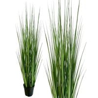 SZTUCZNA TRAWA WYSOKA ROŚLINA W DONICZCE DEKORACYJNA TRAWA OZDOBNA 100 cm