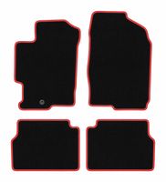 Dywaniki welurowe CARLUX-RED Mazda 6 I GG/GY 2002-2007 czarne