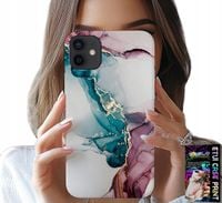 ETUI DO IPHONE 12 MINI - ELEGANCKI MARMUREK MODNY KOBIECY CASE