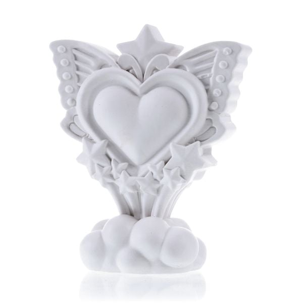 Kolorowanka 3D Moon Heart Figurka gipsowa zdjęcie 3