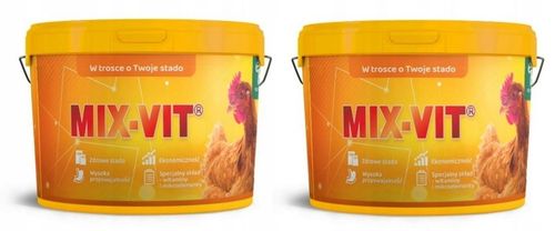 2x W ZESTAWIE TANIEJ! Witaminy dla kur EKOPLON MIX-VIT 4% KK 4 kg na Arena.pl