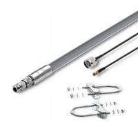 Zestaw antena LoRa Qoltec 5.8 dBi + kabel zasilający