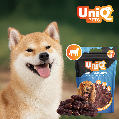 Przysmaki dla psa smaczki kiełbaski z jagnięciny WOOFERS 250g UNIQ PETS na Arena.pl
