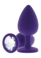 korek analny toyjoy anal play diamond booty jewel medium purple toyjoy