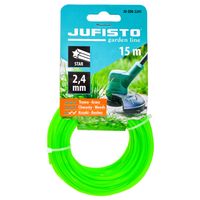 ŻYŁKA TNĄCA DO KOS I PODKASZAREK 2,4 MM 15 MB JUFISTO GWIAZDKA