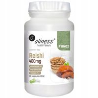 Grzyb Reishi ALINESS 400mg 90 Kaps Odporność Krążenie Adaptogen Vit