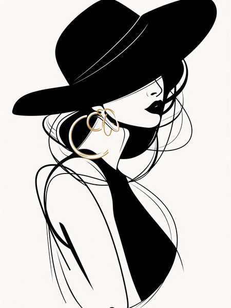 Plakat 75x100cm Uwikłana Elegancja zdjęcie 1