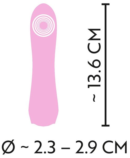 Cuties Mini Vibrator Rose 4Th zdjęcie 11
