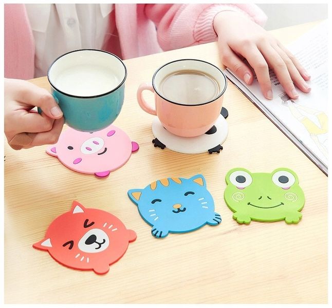 Silikonowa podkładka pod kubek dla dzieci żaba zdjęcie 9