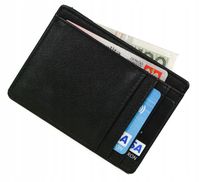 SKÓRZANY PORTFEL MĘSKI SLIM - RFID OCHRONA KART