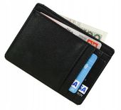 SKÓRZANY PORTFEL MĘSKI SLIM - RFID OCHRONA KART