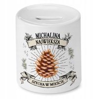 Skarbonka Dla Michaliny Na Urodziny Prezent Z Nadrukiem Ze Zdjęciem