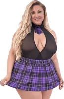 magic silk dress up plus size - stroj tematyczny z topem i spodnicą