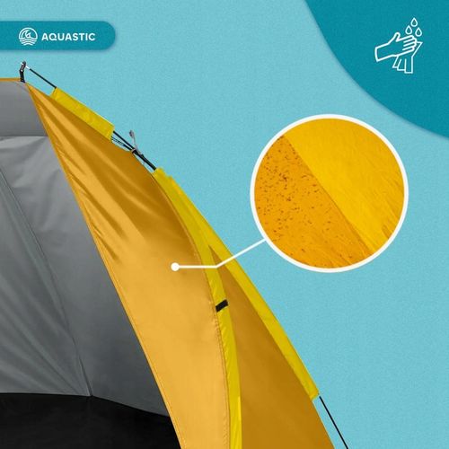 Namiot plażowy AQUASTIC Concielo pomarańczowy UPF50+ Ochrona przed słońcem na Arena.pl