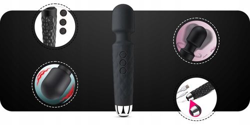 MASAŻER ŁECHTACZKI MOCNY WIBRATOR DO ORGAZMÓW MAGICZNA RÓŻDŻKA MAGIC WAND na Arena.pl