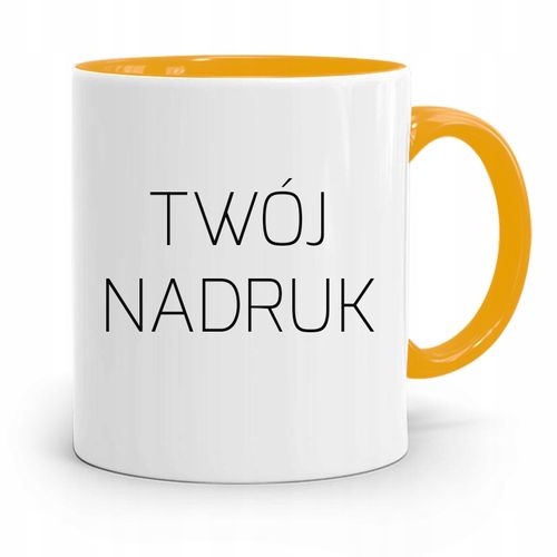 Kubek Żółty Dla Strażaka Na Sygnale Albo Wcale! Z Nadrukiem Ze Zdjęciem na Arena.pl