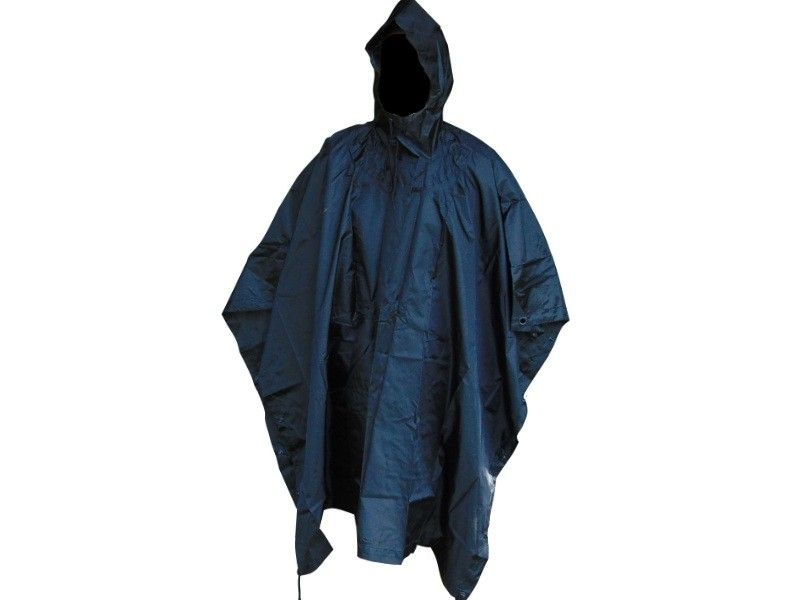 PONCHO US BLACK RIP - STOP MFH zdjęcie 1