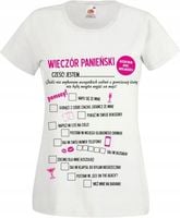 Koszulka Z NADRUKIEM wieczór panieński PANIEŃSKIE
