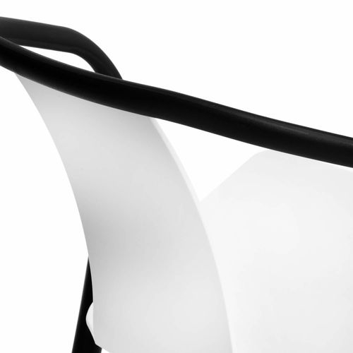 Krzesło Bella Czarne/białe na Arena.pl