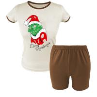 Krótka Piżama dziecięca - Grinch kradnie Święta